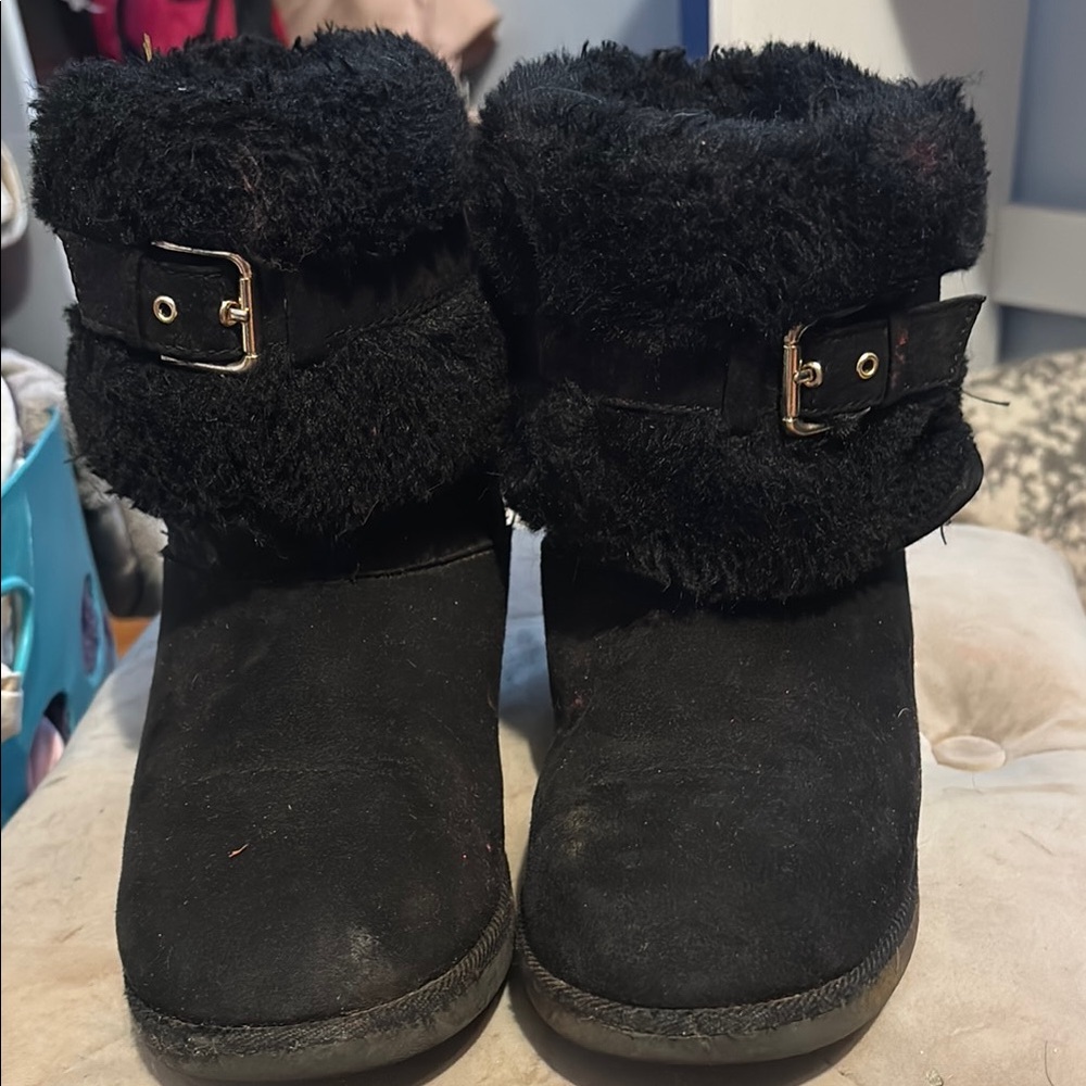 Juicy Couture Black Kids Boots
